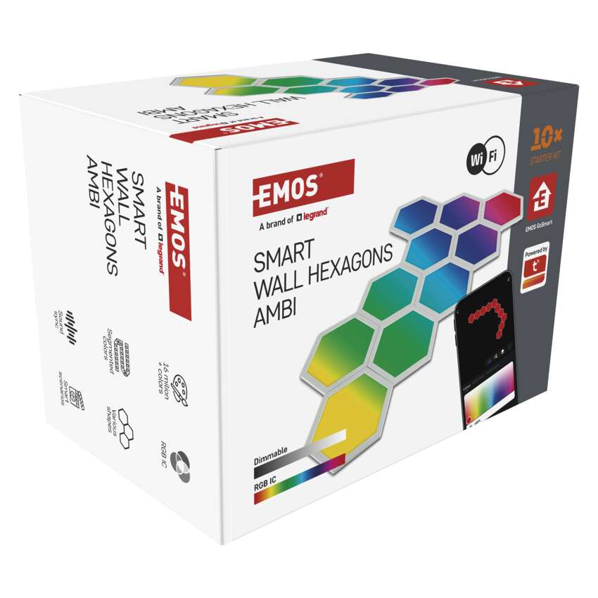Smart Wall Hexagons AMBI 10ks