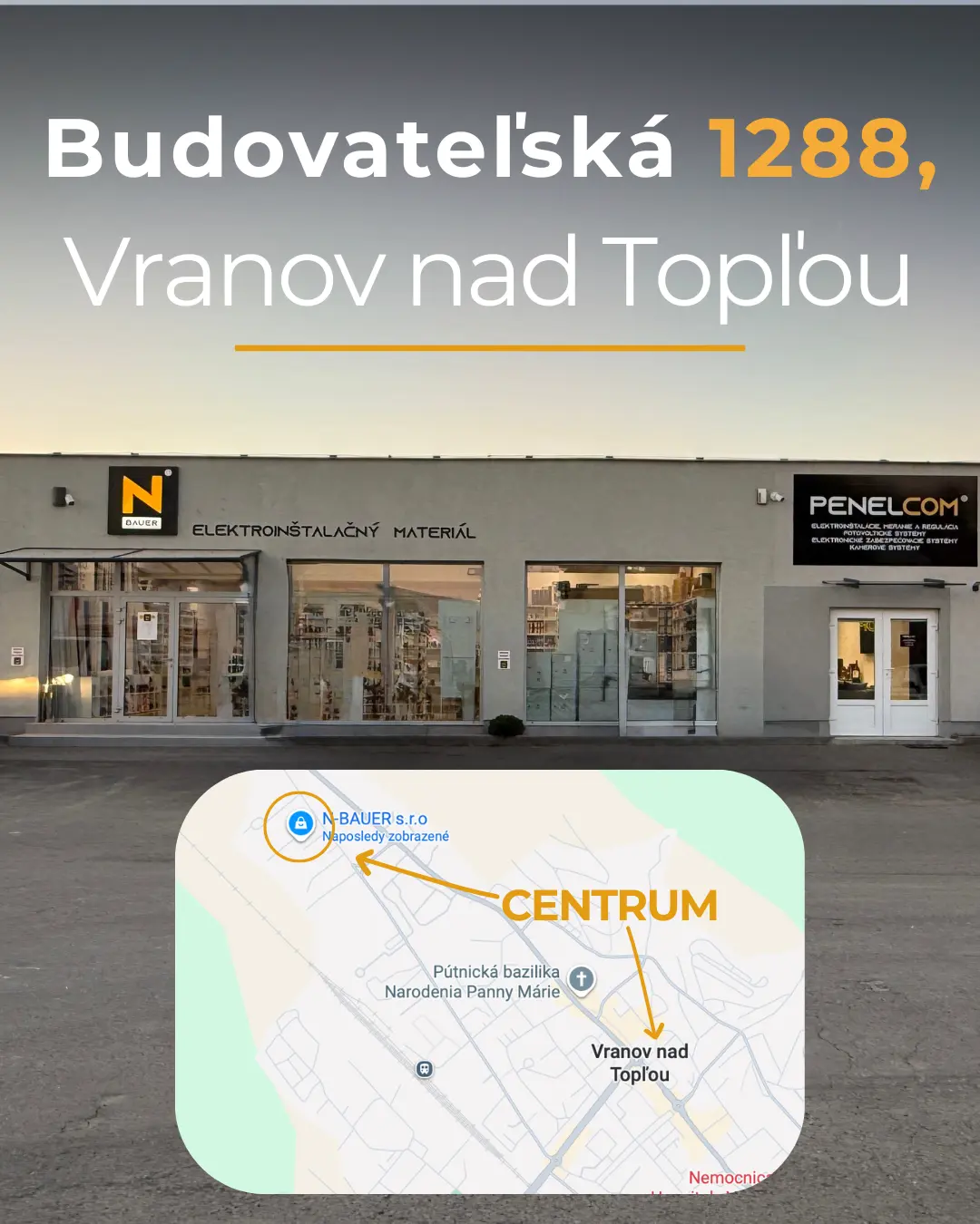 Elektro Vranov nad Topľou – Budovateľská 1288